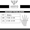 Jayefo Padded Inner Gloves for Boxing - Elastic Hand Wraps with Training Gel - Quick Boxing Wraps and Bandages for Men & Women - Wrist Wrap Protector Handwraps Kuckle Pair - L/XL - Black/Red