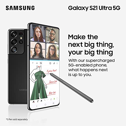 Samsung Galaxy S21 Ultra 5G SM-G998B Standard Edition Dual-SIM 128GB + 12GB RAM Factory Unlocked And