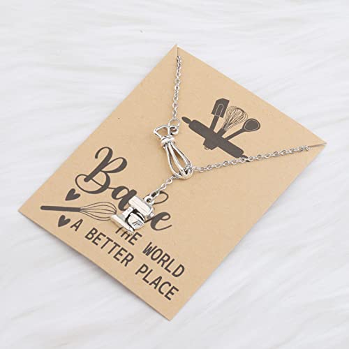 MAOFAED Baker Gift Pastry Baker Gift Bake The World A Better Place Bake Lover Gift Baker Merchandise (Bake The World Card ne)2