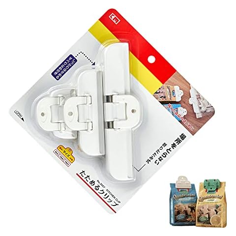 Food Sealing Clip Kitchen Plastic Bag Sealing Clip Chip Bag Milk Powder Tea Candy Sealing Clip Food Moisture-proof Clip Fresh-keeping 3 Packs Large Medium Small(White) Cover