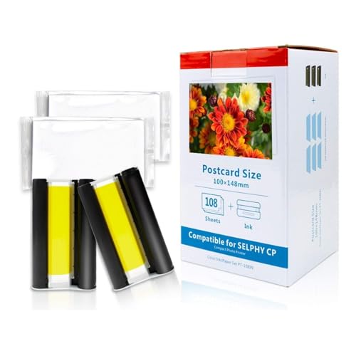 Cartouche Canon Selphy CP1300 encre couleur pour réparer les impressions photo ternes - 2