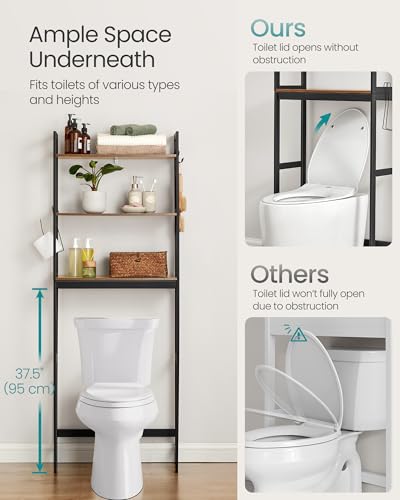 38% Off SONGMICS 3-Tier Over-The-Toilet Bathroom Organizer - Image 6