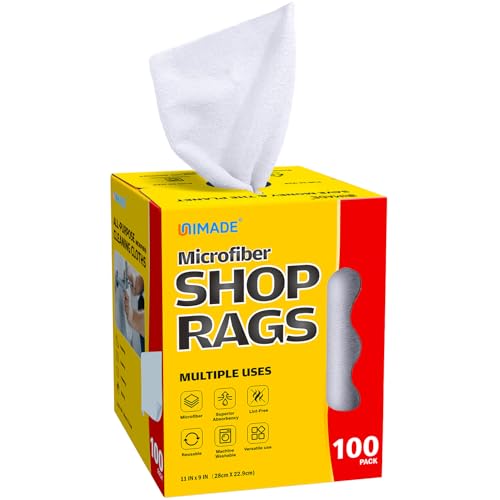 Shop Rags Microfiber Cleaning Cloths (100 Sheets)