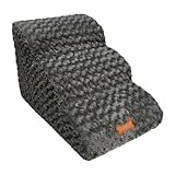 Haustier Kletterleiter - Atmungsaktiv, Hundetreppe Treppe, Leicht zu Reinigen, Gebogene Hundetreppe, Do G Treppe | Kleine/Dogg Kletterleiter für Sofas und Betten