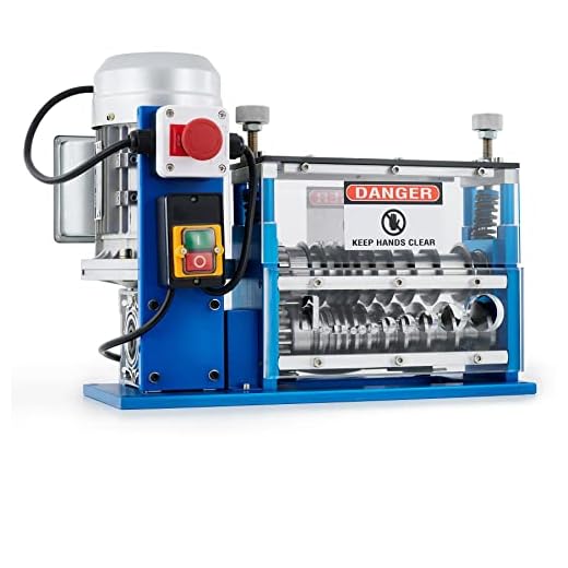 CO-Z 1.5mm to 38mm Diameter Wire Stripping Machine with 11 Channels Wire Stripping Machine Tool Manual Hand Cranked Industrial Wire Stripping Equipment