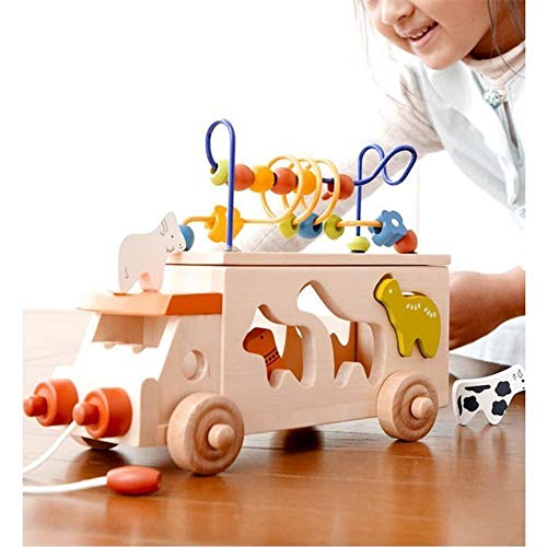 積み木 アニマルビーズバス 木のおもちゃ 積み木 おもちゃ 知育玩具 出産祝い 1歳 2歳 3歳 男 女 誕生日プレゼント