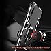 DuoLide for Xiaomi Pocophone F1 Case/Poco F1 Case, 2 in 1 Hybrid Heavy Duty Armor Shockproof Defender Kickstand Dual Layer Bumper Hard Back Case Cover Tempered Glass Screen Protector，Black