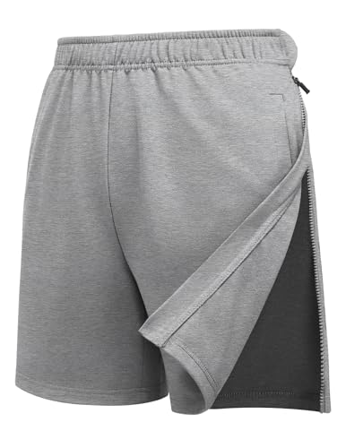 Deyeek Women Tear Away Athletic Shorts with Pockets