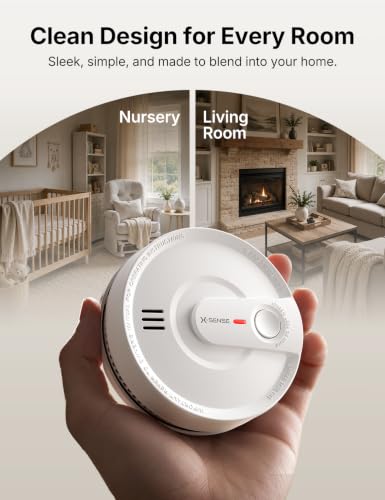X-Sense Interconnected Smoke Detector, 10-Year Battery, SD20-W, 6-Pack - image 9