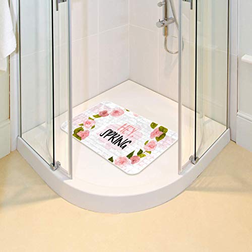 Alfombrilla de ducha para evitar resbalones en la bañera pequeña con ventosas Bennigiry 7