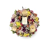 フラワー・リース Maho Amazon｜［ 2025年 mamawreath E ］フラワーリース ギフト リース 玄関