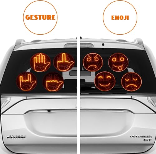Luces LED de gestos para auto con control remoto miniatura 6