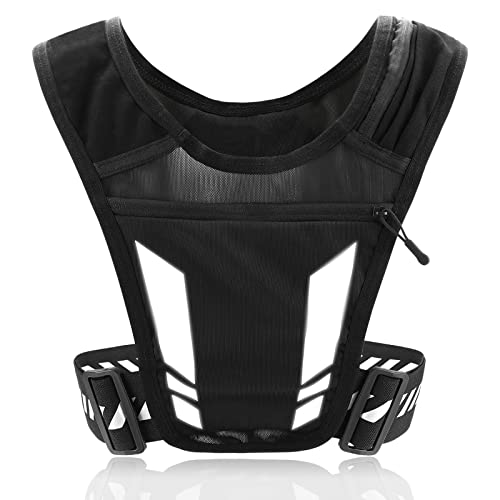 icyant Laufen Handyhalter Weste Brust Handyhalter mit 4 Taschen Leichtes...