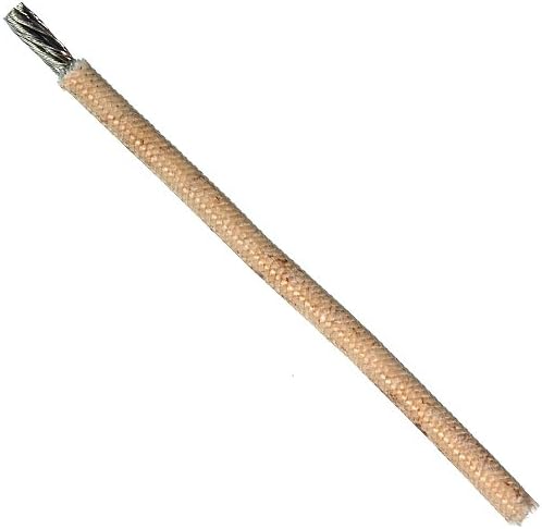 High temperature wire, 8 AWG, 100' roll.