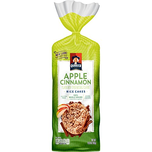 Quaker Rice Cake, Apple Cinnamon, 12 Count, 6.53 oz Bags
