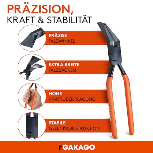 Alicates plegables con bolsa de almacenamiento para solucionar dobleces de chapa 6