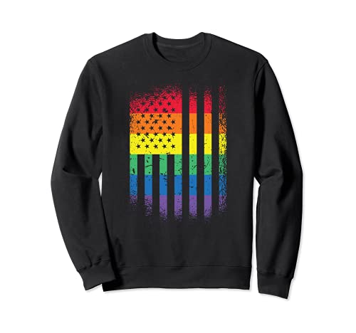 American Pride Flag Design Sudadera