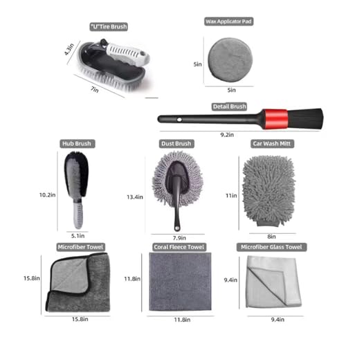 Brosse nettoyage voiture lot 10 pièces pour éliminer la poussière des grilles Peugeot - 3