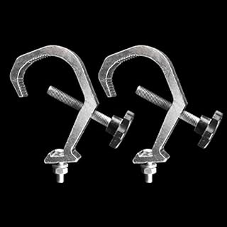 (Pack of 2) Clamp Hook Safety Rope Hanging Device,Hang on Truss,Use For Moving Head Beam,Led Par Light Stage Lighting Accessories (40-60mm 30kg)