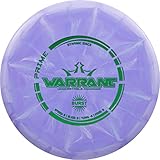 Dynamic Discs Prime Burst Warrant Disc Golf, Beginner Friendly Frisbee Discs Golf, Understable Midrange Discs, 170g+, Purple