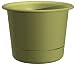 Dynamic Design WS1012LG Westbury 10-Inch Poly Planter with Attached Saucer, Leaf Green