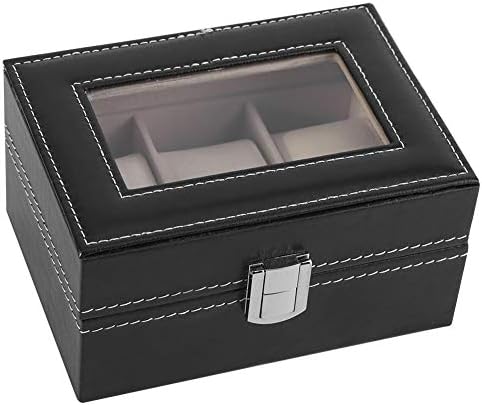 Asixx Watch Storage Box, High Grade 3 Slots PU Leather Box Case Fashionable Design Elegant Appearance For Watch Jewellery Display Storage Organizer Hot