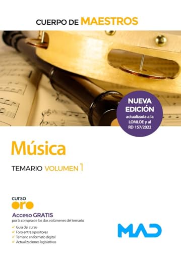 Cuerpo de Maestros. Musica. Temario