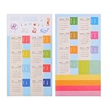 Utilisation flexible : que ce soit pour un calendrier de bureau ou un agenda scolaire, ces autocollants marque-pages adhèrent parfaitement à la plupart des surfaces et peuvent être repositionnés sans se déchirer ni laisser de traces. autocollants pour onglets mensuels, onglets auto-adhésifs