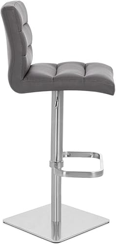 Miniatura 121 de Zuri Furniture Lush - Taburete giratorio sin brazos de altura ajustable magenta con base de acero cepillado Magenta,Rojo -,Blanco,Marrón,Verde