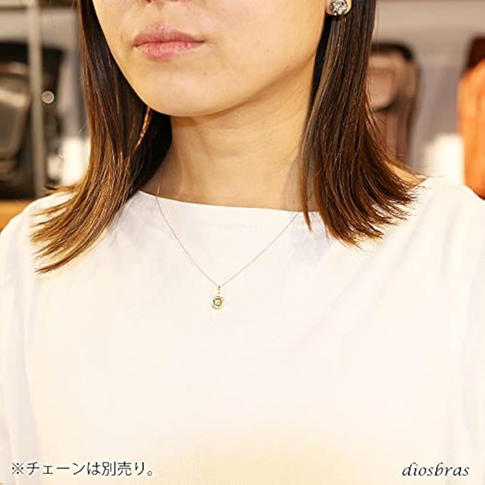 Amazon.co.jp: [diosbras] コイン ペンダント k18 18金18k トップ 単品 