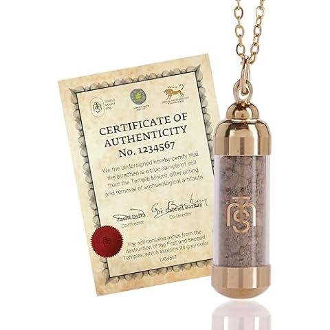 TMS Temple Mount Soil Authentic Holy Land Necklace Cover