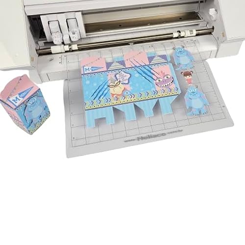 Kit 5 Bases Corte Helíaco A4 Paisagem 30m Compatível Silhouette Cameo