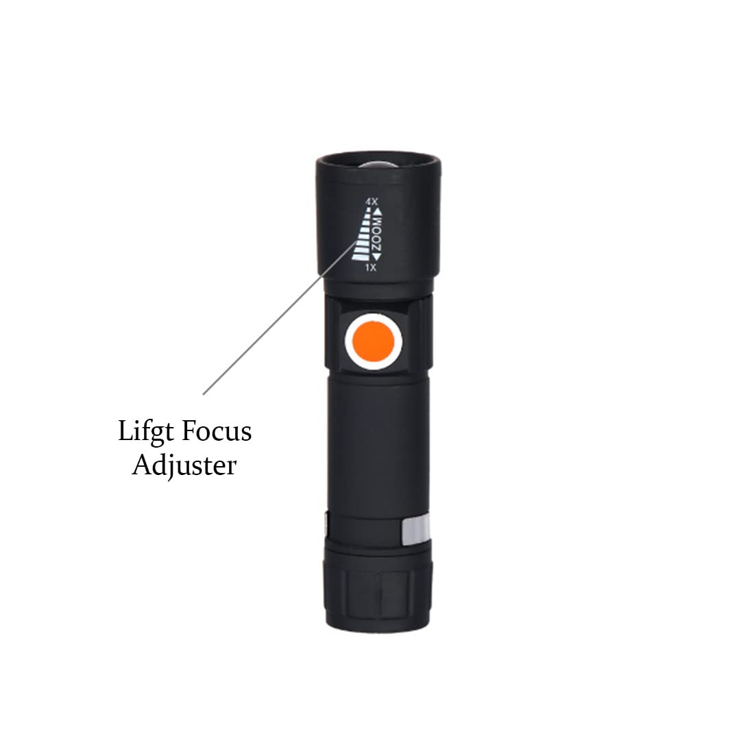 Dr. Care Adults or Baby Charging Port Torch (Black, 13 cm, Rechargible) with Torch finding torch Dr. Care Adults or Baby Charging Port Torch (Black, 13 cm, Rechargible) with Torch finding torch