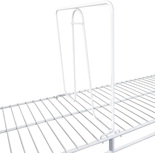 Kosiehouse Shelf Divider For Wire Shelving - Sturdy Wire Closet Shelf Divider Organizer And Storage Separator To Tidy Wardrobe Clothes #TOP5