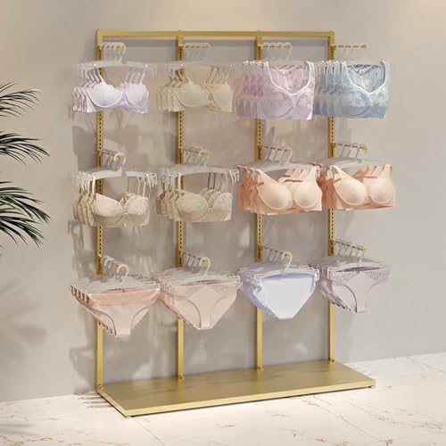 Perchero independiente para tiendas de ropa íntima que crea ambientes modernos 2