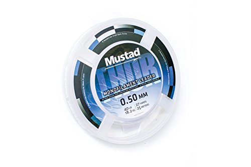 Thor Braid mono leader Mustad ml27 25 m Clear 0.70...