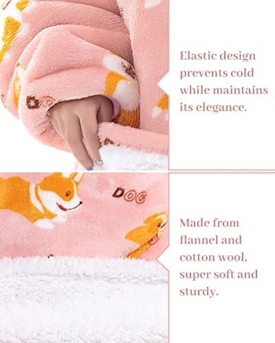 Kids Oversized Blanket Hoodie Wearable Boy Girl, Soft Snuggle Warm Flannel Sweatshirt Blanket with Big Front Pockets, Lounging Sweater Blanket Warm Indoors Outdoors 3-6Years Corgi 3 41dHTubE13L. AC
