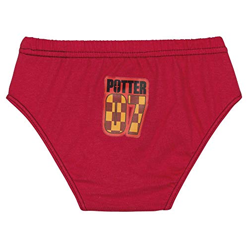 Cueca Harry Potter Slip - Kit com 3 Unidades (Infantil) Tamanho: P | Cor: Sortida