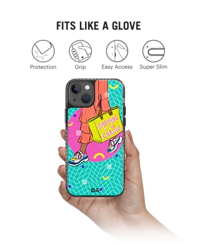 Image of DailyObjects Case for iPhone 15 Compatible with Mag-Safe Wireless Charging, Stride 2.0 Shopping Cardio Slim Shockproof Back Cover with Inner Magnetic Ring