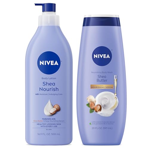 NIVEA Nourishing Skin Care Set with Shea Butter, 2 Items Total - image 1