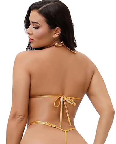 Micro One piece Swimsuit Bikini Thong Monokini Swimwear Sexy Women Teddy Lingerie2