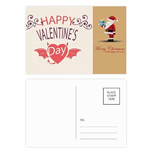 Cartes postales de Saint-Valentin avec ailes de cœur pour partager votre amour avec vos proches