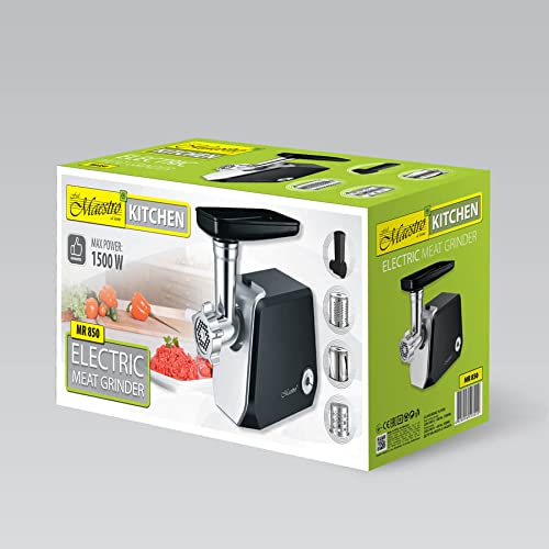 Feel-Maestro MR850 hachoir 1500 W Noir Acier inoxydable