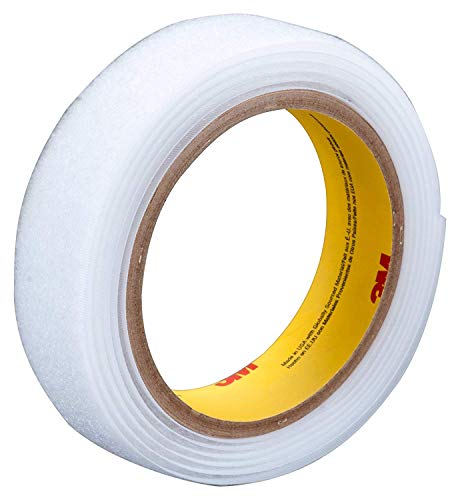 3M Hook Fastener SJ3526N, White, 1 in x 50 yd