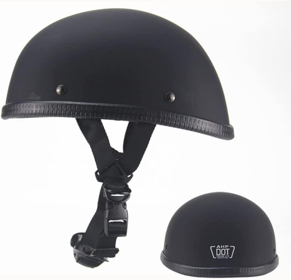 Miniatura 2 de Casco de motocicleta con diseño de calavera más pequeño, aprobado por DOT, ultrafino y cómodo, gorro de cráneo de crucero, casco pequeño novedoso,