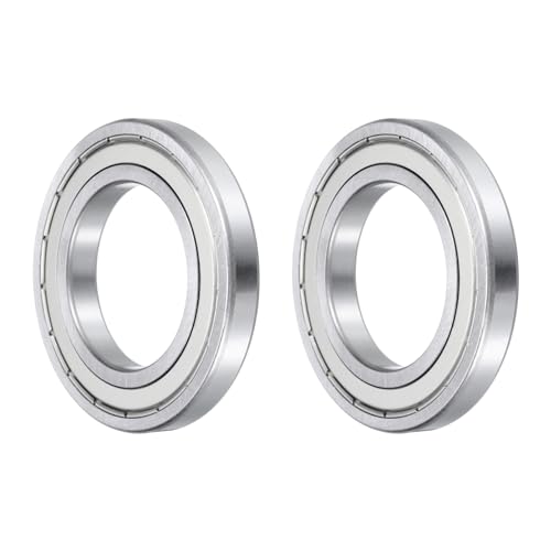 Image of sourcing map 16008-2Z Deep Groove Ball Bearings, ID 40mm x OD 68mm x Width 9mm Metal Shielded Cover Thin Wall Bearings, High Speed Sealed Bearing Chrome Steel (2 PCS)