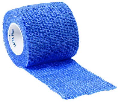 Cohesive Elastic Bandage, Blue, 2” x 5yd, Box of 36