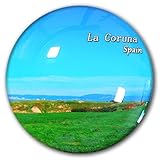 Imán decorativo para nevera, diseño de La Coruña, de España