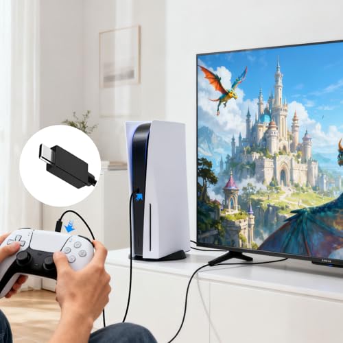 Tolesum Cable de carga para controlador PS5, cable de carga USB-C a USB C, cable de alimentación tipo C para controlador de PlayStation 5 Dual Sense, Xbox - 3m - imagen 6