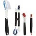 OXO Good Grips 8 Piece Brush & Tool Deep Cleaning Set, Plastic